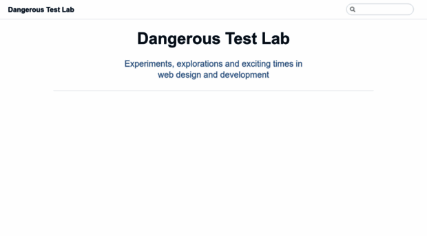 dangeroustestlab.net