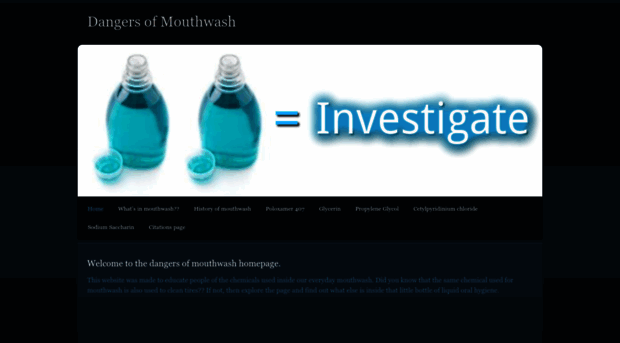 dangersofmouthwash.weebly.com