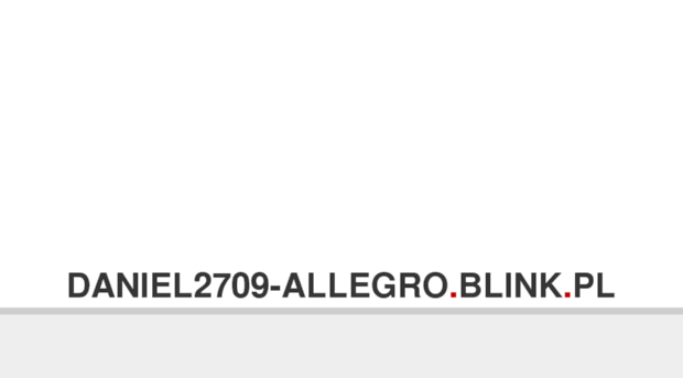 daniel2709-allegro.blink.pl