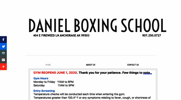 danielboxingschool.com