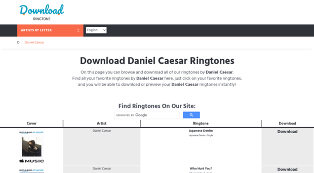 danielcaesar.download-ringtone.com