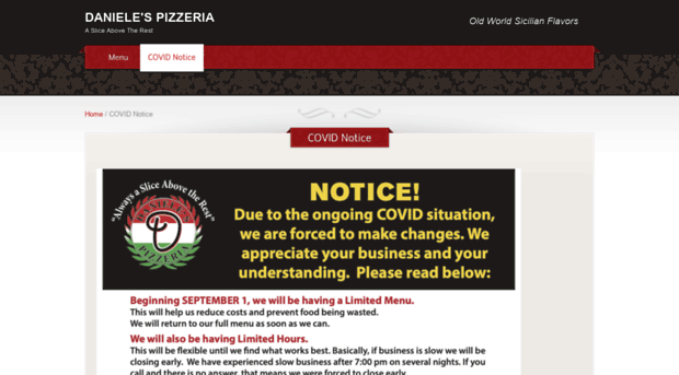 danielespizzeria.com