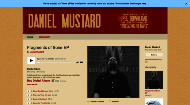 danielmustardmusic.bandcamp.com