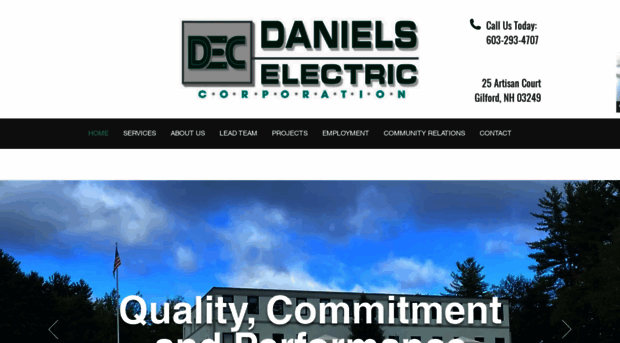 danielselectriccorp.com