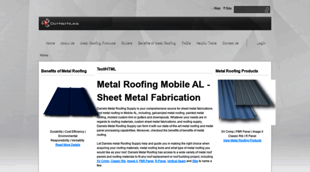 danielsmetalroofingsupply.com