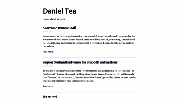 danieltea.com