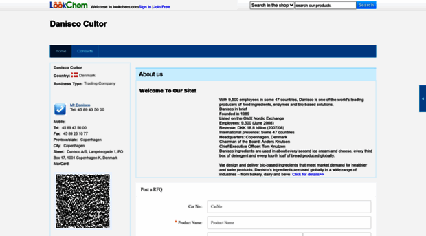 danisco.lookchem.com