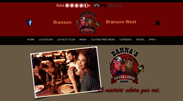 dannasbbq.com