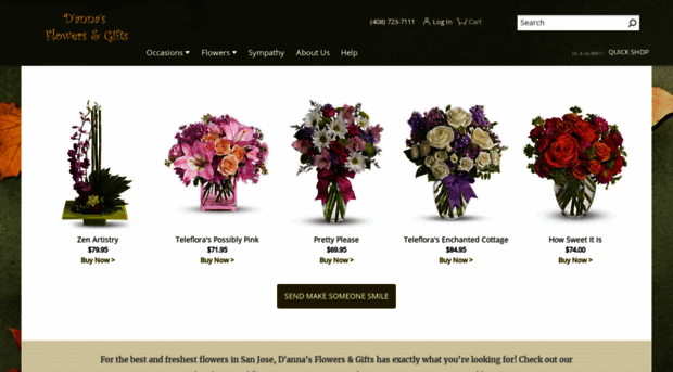 dannasflowers.com