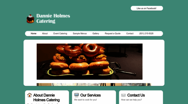 dannieholmescatering.com