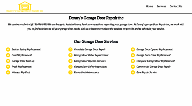 dannysgaragedoorrepairinc.com