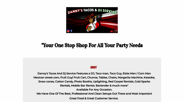 dannystacosanddjservice.com