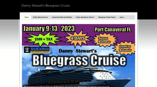 dannystewartsbluegrasscruise.com