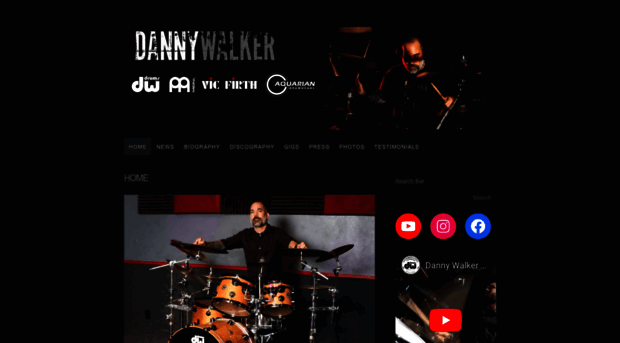 dannywalkerdrummer.com