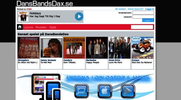 dansbandsdax.se