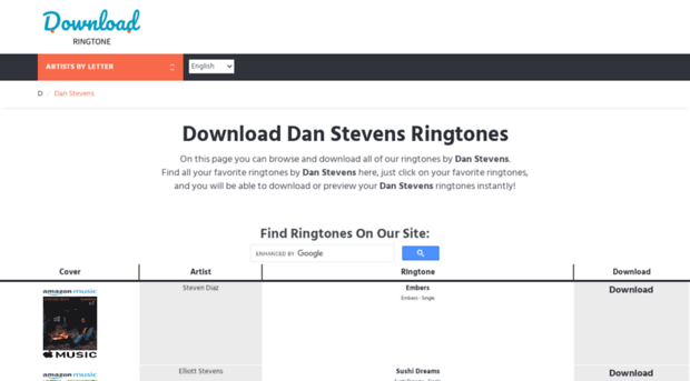 danstevens.download-ringtone.com