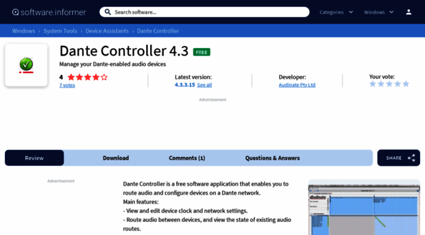 dante-controller.software.informer.com