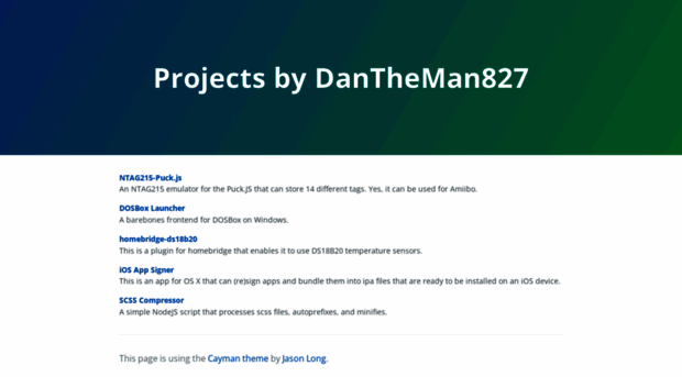 dantheman827.github.io