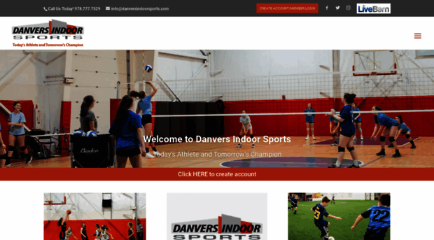 danversindoorsports.com