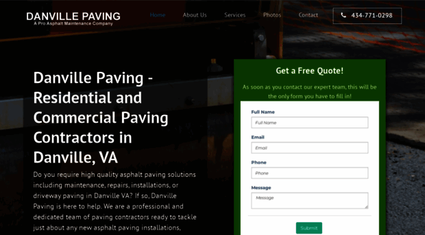 danvillepaving.com