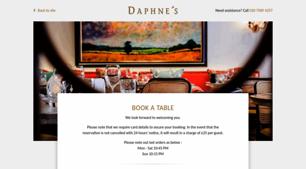 daphnes.capricebookings.com