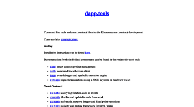 dapp.tools