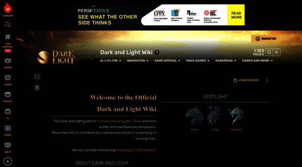 darkandlight.gamepedia.com