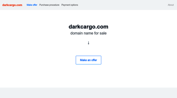 darkcargo.com