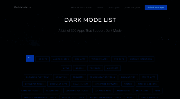 darkmodelist.com