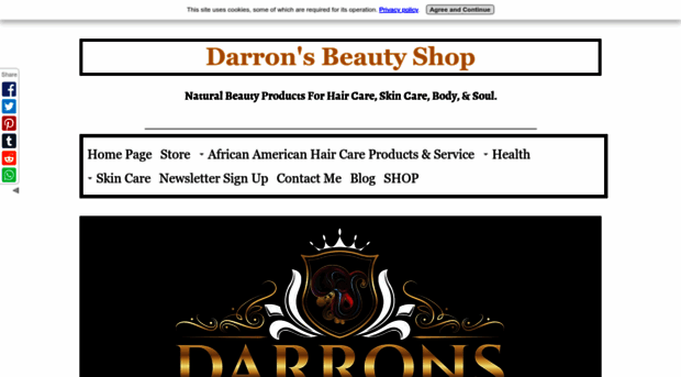 darronsbeautyshop.com