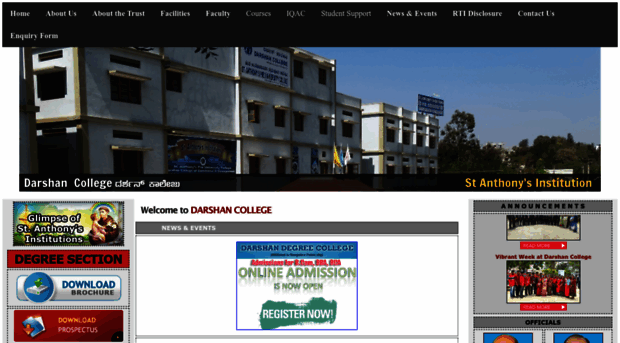 darshancollege.org