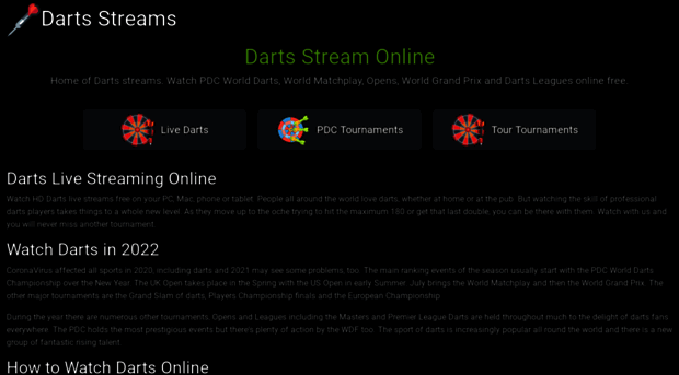 dartsstreams.com