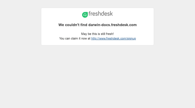 darwin-docs.freshdesk.com