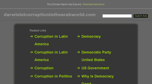darwinistcorruptioninthearabworld.com
