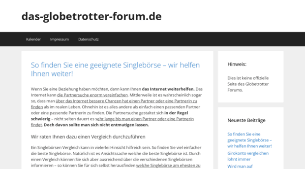 das-globetrotter-forum.de