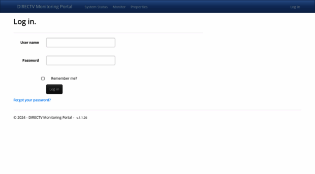 dashboard.directvmonitoring.com - Login - Dashboard Directvmonitoring