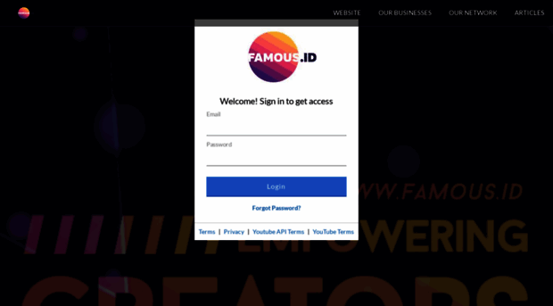 dashboard.famous.id