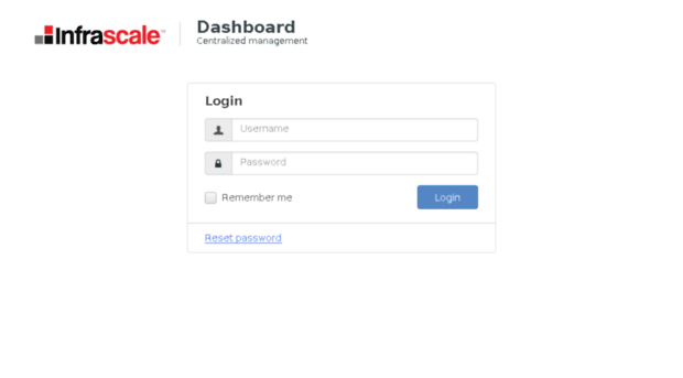 dashboard.infrascale.com