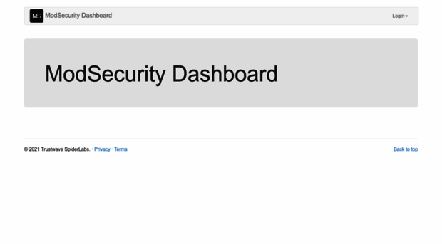 dashboard.modsecurity.org