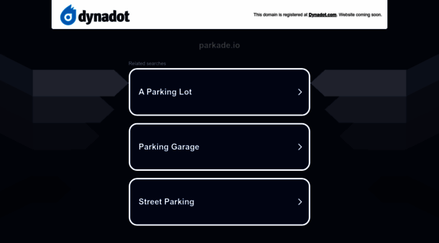 dashboard.parkade.io