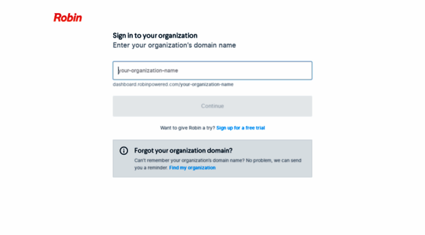 dashboard.robinpowered.com - Sign in to your Robin account - Dashboard ...