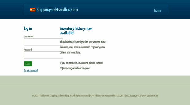dashboard.shipping-and-handling.com
