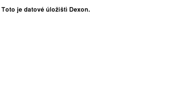 data.dexon.cz