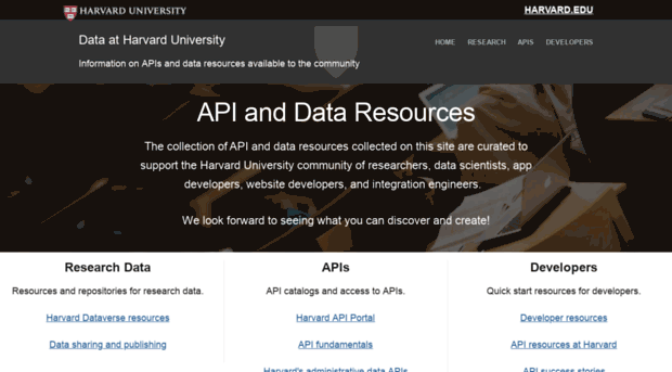 data.harvard.edu