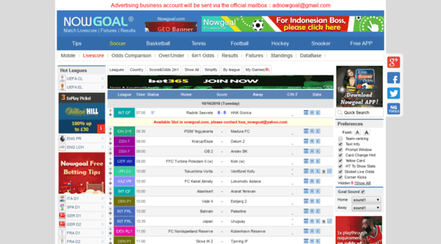 Nowgoal basket deals