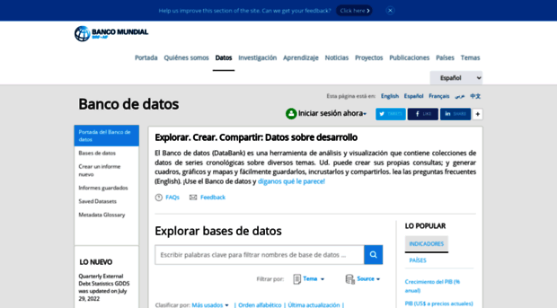 databank.bancomundial.org