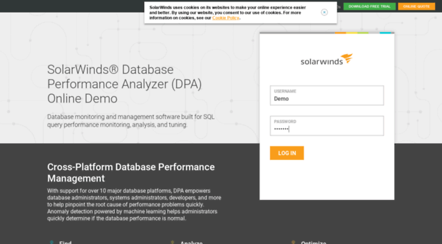 database.demo.solarwinds.com