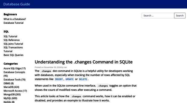 database.guide