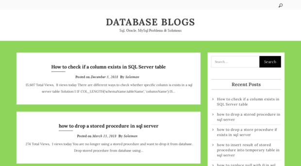 databaseblogs.com