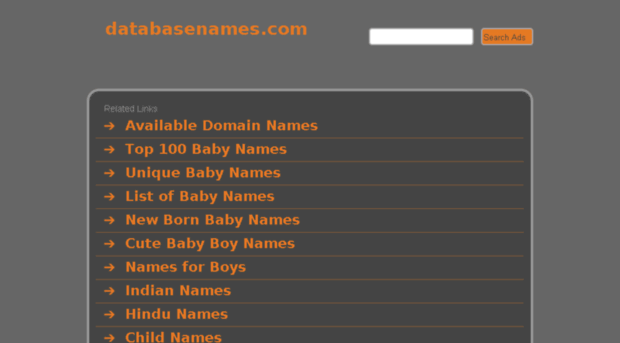 databasenames.com